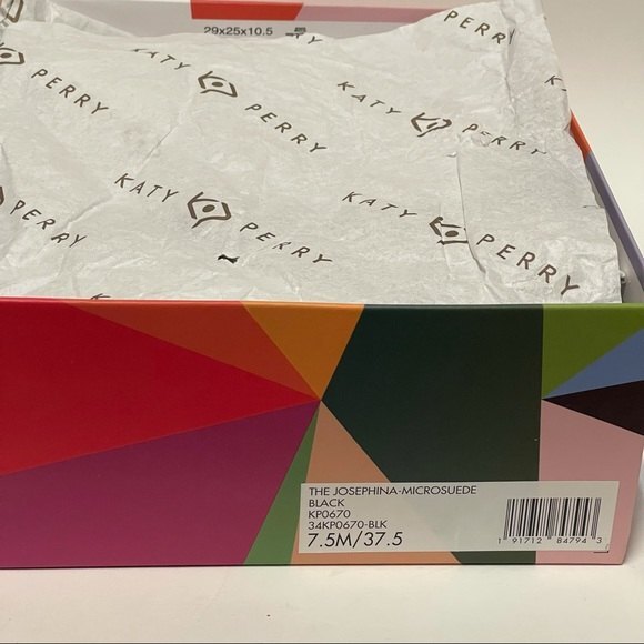 Katy Perry the Josephina suede black heels sandals 7.5 - Picture 10 of 12